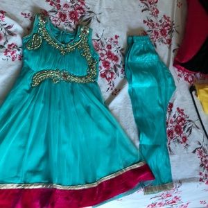 Girls toddlers Indian Pakistani dress fancy party
